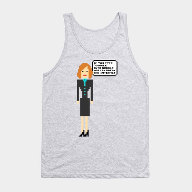 Pixel Jen - the IT Crowd Tank Top by KYi